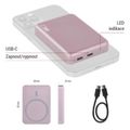 Powerbanka EMOS WI 522 /B0555S/, 5 000 mAh, 20 W+Wireless, lososová