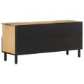 vidaXL TV skrinka 100x33x46 cm, mangový masív