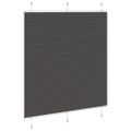 vidaXL plisovaná roleta čierna 120x100 cm Šírka látky 119,4 cm