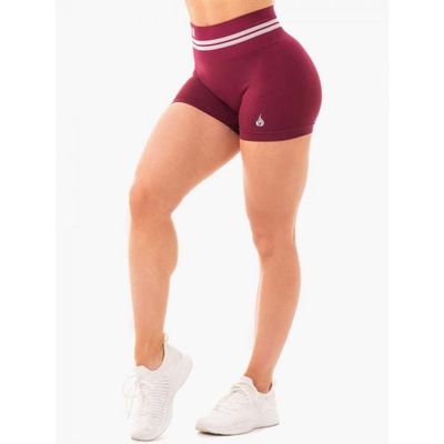 Dámske šortky Freestyle s vysokým pásom Burgundy - Ryderwear