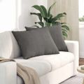 vidaXL Vankúše na pohovku 2 pcs Svetlosivá 70 x 50 cm