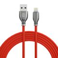 Forever Tornado kábel USB - Lightning 1,0 m 3A červená