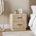 vidaXL Nočný stolík 2 ks Dub sonoma 43 x 34,5 x 44,5 cm