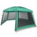 VidaXL Stan pri bazéne s odnímateľnými stenami zo sieťoviny 618x532 cm