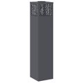 vidaXL Solárne LED svetlo na chodník 2 ks Teplá biela 18 x 18 x 80 cm