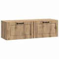 vidaXL Nástenná TV skrinka 98 x 31 x 30 cm Dub artisan