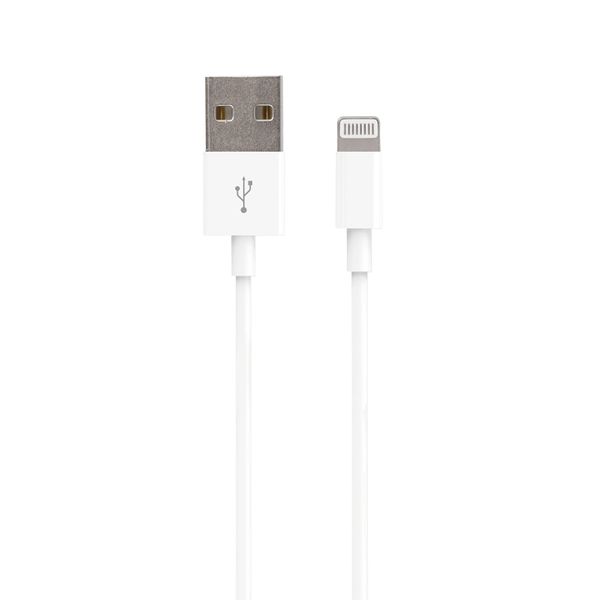 Kábel Forever USB - Lightning 3,0 m 1A biely