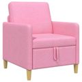 vidaXL Sofa s úložným priestorom Ružová 72 x 78 x 87 cm Polyester