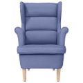 vidaXL Kreslo Jeans Blue 74x84x100 cm Látka