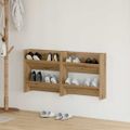 vidaXL Skriňa na topánky 2 ks 60 x 18 x 60 cm Kompozitné drevo