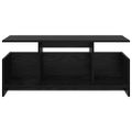 vidaXL TV stolík 102 x 35 x 45 cm Čierny dub Kompozitné drevo