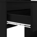 vidaXL Toaletné stolíky do spálne Čierna 80 x 39,6 x 135 cm