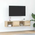 vidaXL TV skrinky 2 ks dub sonoma 60x31x25,5 cm kompozitné drevo