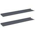 vidaXL Závesná polica 2 ks Antracit 100 x 18 x 2,5 cm Oceľ
