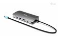 i-tec USB-C Metal Nano 3x Display (DP, HDMI and VGA) Docking Station, Power Delivery 100W Dokovací stanice, 3× video výstup (DP/HDMI/VGA), 5× USB 5 Gbps, Gigabit Ethernet, Power Delivery 100 W, hliníkové telo, USB-C kab
