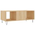 vidaXL Konferenčný stolík dub sonoma 102x50x40 cm kompozitné drevo