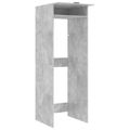 vidaXL Kabinet na práčku Betónová 67,5 x 68 x 200 cm Kompozitné drevo