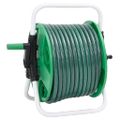 vidaXL Voľne stojaci zelený hadicový bubon sada koncoviek 0,5" 30m PVC