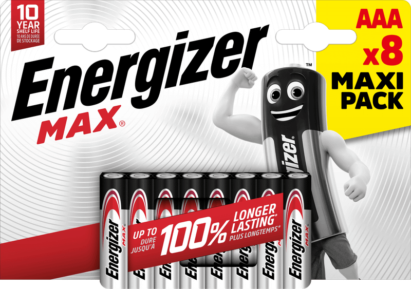 Energizer Max AAA alkalické batérie 8ks E303324100