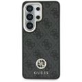 Puzdro Guess 4G Big Rhinestone Triangle Strap MagSafe pre Samsung Galaxy S26 Ultra čierne