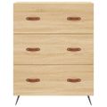 vidaXL Vysoká skrinka dub sonoma 69,5x34x180 cm spracované drevo
