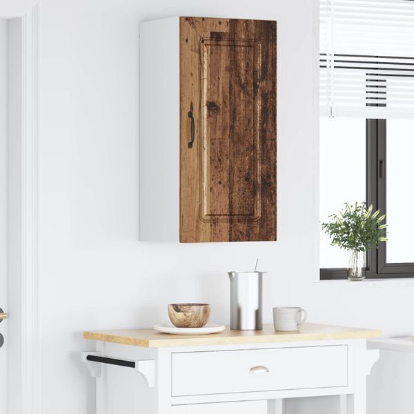 vidaXL Dvierka na umývačku Kalmar Staré drevo 40 x 31 x 80 cm