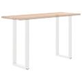 vidaXL Nohy barového stola v tvare U, 2 ks, biele, 40 x (100-101) cm, oceľové