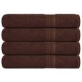 vidaXL Uteráky FROGN 4 ks hnedé 100x200 cm 360 g/m²
