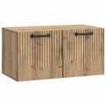 vidaXL Nástenná TV skrinka 59,5 x 31 x 30 cm Dub artisan