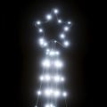 vidaXL LED vianočný stromček 363 LED studená biela 182 cm