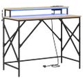 vidaXL Stôl Sonoma dub 100 x 50 x 86,5 cm Kompozitné drevo