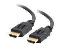 High Speed 4K HDMI kábel - HDMI kábel s ethernetom - 4K 60Hz - samec/samec - HDMI samec na HDMI samec - 45,7 cm - tienený - čierna