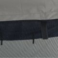 vidaXL Strieška Bimini so 4 oblúkmi a stenami 243x(200-213)x137 cm