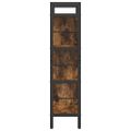 vidaXL Regál na knihy 7 úrovní 75 x 30 x 123,5 cm Kompozitné drevo