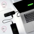 AXAGON HMC-6H4A, USB 3.2 Gen 1 hub, porty 4x USB-A, HDMI 4k/30Hz, PD 100W, kábel USB-C 20cm Dokovacia stanica, USB typ C, kompatibilný s Thunderbolt 3, 1x HDMI, 4x USB 3.0, 1x USB typ C, Power Delivery 100W