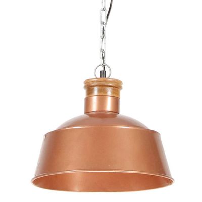 vidaXL Industriálna závesná lampa 32 cm, medená E27