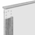 vidaXL Rám postele Sivý Sonoma 75 x 190 cm Kompozitné drevo