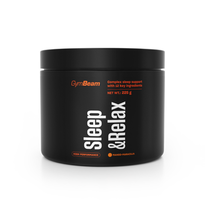 Sleep & Relax - GymBeam, mango marakuja, 225 g, práškový
