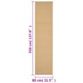 vidaXL Koberec prírodný sisal 80x350 cm