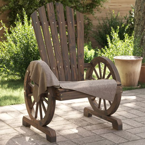 vidaXL Záhradné stoličky Adirondack 2 ks jedľový masív
