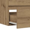 vidaXL Umývadlová skrinka dub artisian 90x38,5x45 cm kompozitné drevo