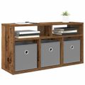 vidaXL Nízka skriňa so zásuvkou Staré drevo 72 x 22,5 x 38 cm