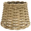 vidaXL Tienidlo na stropnú lampu hnedé Ø20x15 cm prútené