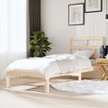 vidaXL Posteľný rám 75x190 cm malé jednolôžko masívne drevo