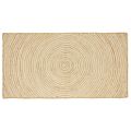 vidaXL Koberec do oblasti Biela 80 x 150 cm Juta