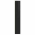 vidaXL Skrinky na CD 2 ks, lesklá čierna 21x16x93,5cm kompozitné drevo