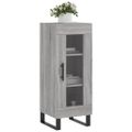 vidaXL Komoda sivý dub sonoma 34,5x34x90 cm spracované drevo