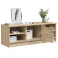 vidaXL TV stolík farby dubu sonoma 102x35,5x36,5 cm spracované drevo