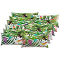 vidaXL Poťah na podložku 12 pcs HEERLEN Viacfarebný 40 x 80 cm