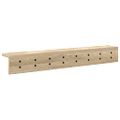 vidaXL Vešiak na stenu Nástenná montáž Sonoma dub 80 x 10,5 x 10,5 cm